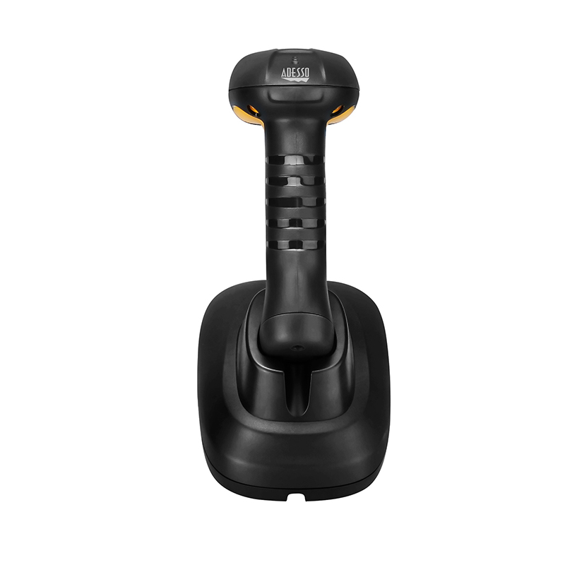 Adesso NUSCAN 4100B Industrial, Hospitality Handheld Barcode Scanner-Cable/Wireless,Yellow 